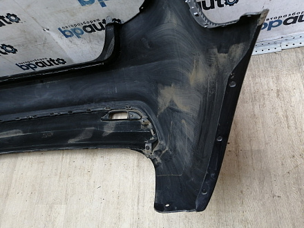 AA046110; Бампер задний; без паркт. (86611-4Y000) для Kia Rio III Sedan (2011- 2015)/БУ; Оригинал; Р1, Мелкий дефект; 