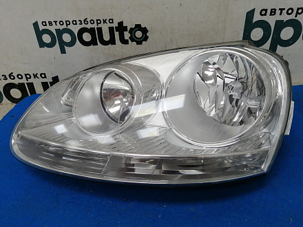 Фара галоген левая, Светлый отраж. Фольксваген Golf V Wagon 2003- 2008, б/у, фото 1