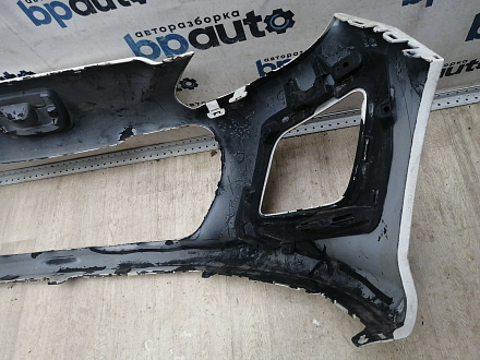 AA045944; Бампер передний; без паркт.; без омыват. (9674576177) для Peugeot 308 I рест. (2011-2015)/БУ; Оригинал; Р2, Удовлетворительное; 