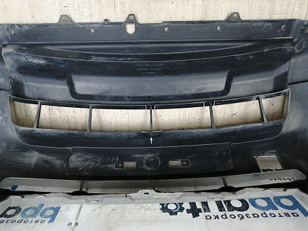 AA046130; Бампер передний; без паркт.; под омыват. (62022-JG44H) для Nissan X-Trail II (T31) (2007-2011)/БУ; Оригинал; Р1, Мелкий дефект; 