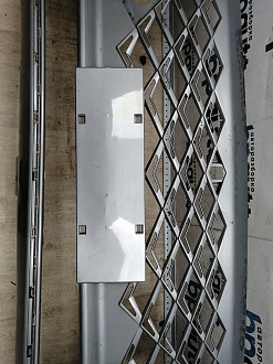 AA045334; Бампер передний; без паркт.; без омыват. (602002457АА) для EXEED LX I рест. 2 (2023-н.в.)/БУ; Оригинал; Р1, Мелкий дефект; 