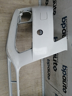 AA045675; Бампер передний; без паркт.; под омыват. (8K0 807 437 A) для Audi A4 B8/БУ; Оригинал; Р1, Мелкий дефект; 