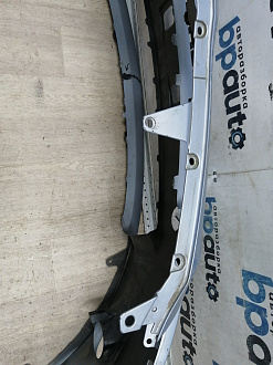 AA045931; Бампер передний; без паркт.; без омыват. (52119-02A90) для Toyota Auris I рест. (2010- 2013)/БУ; Оригинал; Р1, Мелкий дефект; 