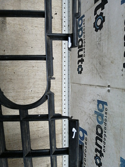 AA045518; Бампер передний; под паркт.; под омыват. (4L0 807 437 H) для Audi Q7 I рест. (2010-2015)/БУ; Оригинал; Р1, Мелкий дефект; 