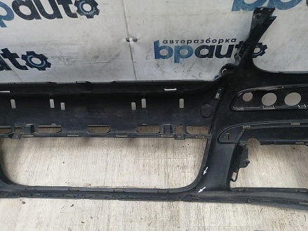 AA044496; Бампер передний; без паркт.; под омыват. (1K0807221D) для Volkswagen Jetta V (2005- 2010)/БУ; Оригинал; Р1, Мелкий дефект; 