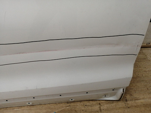 Фотография детали AA043416; Дверь передняя левая (H0101-BM9MA) для Nissan Qashqai/БУ; Оригинал; Р2, Удовлетворительное; . Фото номер 6