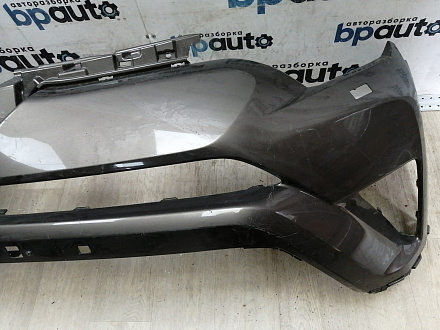 AA044796; Бампер передний; без паркт.; под омыват. (52119-0R180) для Toyota Rav4 40 рест. (2015 — 2019)/БУ; Оригинал; Р1, Мелкий дефект; 