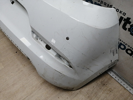 AA045616; Бампер задний; под паркт. (86611-4L700) для Hyundai Solaris I рест. HB (2014- 2016)/БУ; Оригинал; Р1, Мелкий дефект; 