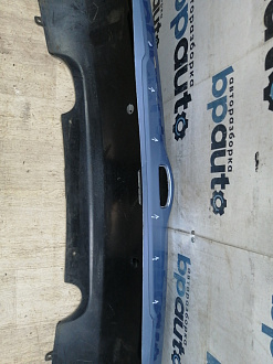 AA046071; Бампер задний, узкий молдинг; под паркт. (85022-BC640) для Nissan Micra III (K12) рест. (2007-2010)/БУ; Оригинал; Р1, Мелкий дефект; 