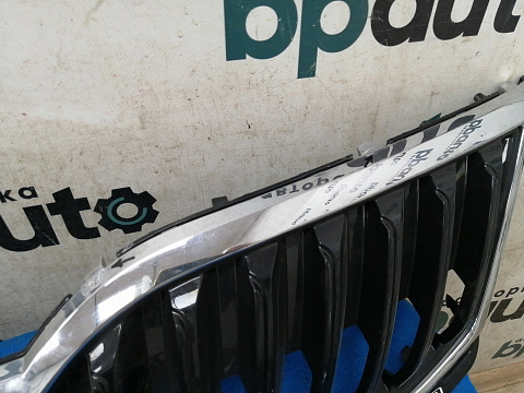 Фотография детали AA028313; Решетка радиатора (5E0 853 653 C) для Skoda Octavia/БУ; Оригинал; Р1, Мелкий дефект; . Фото номер 3
