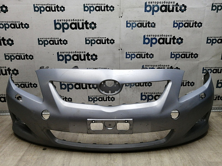 AA045325; Бампер передний; без паркт.; под омыват. (52119-12A60) для Toyota Corolla 150 (2006-2009)/БУ; Оригинал; Р1, Мелкий дефект; 