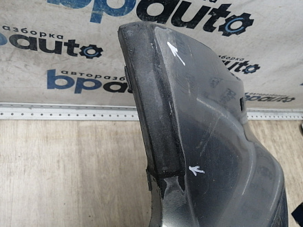 AA045986; Бампер передний; под паркт.; под омыват. (52119-0E220) для Toyota Highlander III (2014 — 2016)/БУ; Оригинал; Р1, Мелкий дефект; 