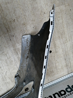 BA000141; Бампер задний; под паркт. (86611-4L500) для Hyundai Solaris I рест. Sedan (2014- 2016)/БУ; Оригинал; Р1, Мелкий дефект; 