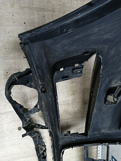 AA045530; Бампер передний; под паркт.; под омыват. (4L0 807 437 H) для Audi Q7 I рест. (2010-2015)/БУ; Оригинал; Р1, Мелкий дефект; 