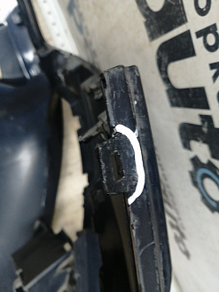 BA000255; Бампер передний, S-line; без паркт.; под омыват. (8R0 807 437 AC) для Audi Q5 I рест. (2012-2017)/БУ; Оригинал; Р1, Мелкий дефект; 