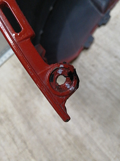 BA000210; Бампер задний; без паркт. (6R6807421BK) для Volkswagen Polo V Hatchback (2009-2013)/БУ; Оригинал; Р1, Мелкий дефект; 