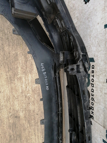 Фотография детали AA031817; Бампер передний, S-line; под паркт.; под омыват. (4G8 807 437 AD) для Audi A7 I Sportback (2014-2018)/БУ; Оригинал; Р1, Мелкий дефект; . Фото номер 12