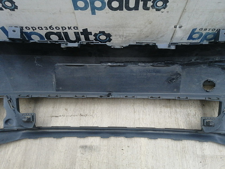 BA000244; Бампер передний; без паркт.; под омыват. (5M0807221N) для Volkswagen Golf Plus II (2009-2014)/БУ; Оригинал; Р2, Удовлетворительное; 