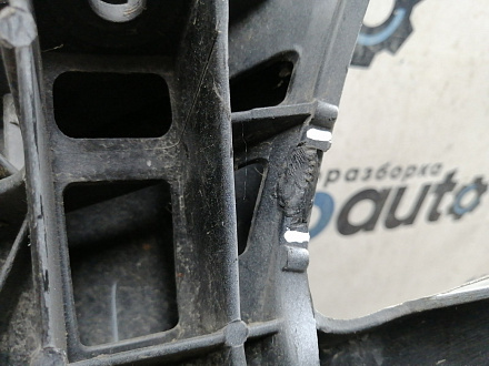 AA045519; Бампер передний; под паркт.; под омыват. (4L0 807 437 H) для Audi Q7 I рест. (2010-2015)/БУ; Оригинал; Р1, Мелкий дефект; 