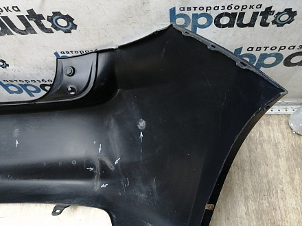 BA000211; Бампер задний; без паркт. (52159-02400) для Toyota Auris I (2007- 2010)/БУ; Оригинал; Р1, Мелкий дефект; 