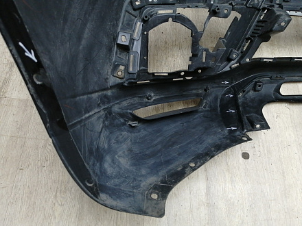 AA044809; Бампер передний; без паркт.; без омыват. (6400J025ZZ) для Mitsubishi ASX I рест.2 (2016- 2019)/БУ; Оригинал; Р1, Мелкий дефект; 