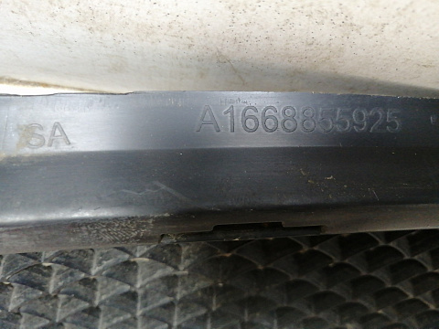 Фотография детали AA046140; Решетка переднего бампера нижняя, AMG (A1668855925) для Mercedes-Benz M-klasse III (W166) (2011-2015)/БУ; Оригинал; Р1, Мелкий дефект; . Фото номер 11