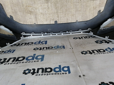 BA000158; Бампер передний; под паркт.; под омыват. (8K0 807 437 AC) для Audi A4 B8/БУ; Оригинал; Р2, Удовлетворительное; 