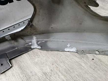 AA044665; Бампер передний; без паркт.; без омыват. (BS71-17757-A) для Ford Mondeo/БУ; Оригинал; Р1, Мелкий дефект; 