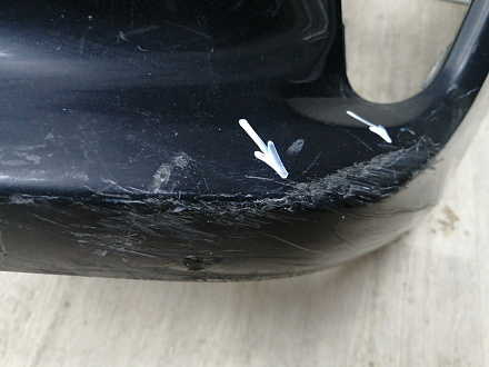 AA046169; Бампер передний; без паркт.; без омыват. (86511-H0000) для Kia Rio IV Sedan (2017- 2020)/БУ; Оригинал; Р1, Мелкий дефект; 