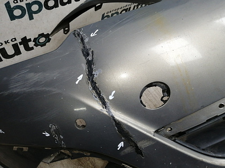 AA044722; Бампер передний; под паркт.; без омыват. (13267699) для Opel Meriva B (2010 - 2014)/БУ; Оригинал; Р2, Удовлетворительное; 