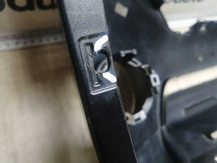 AA045965; Бампер передний; под паркт.; под омыват. (52119-60G50) для Toyota Land Cruiser Prado 150 рест. (2013 — 2017)/БУ; Оригинал; Р1, Мелкий дефект; 