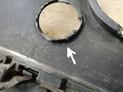 Фотография детали AA038489; Бампер передний; без паркт.; под омыват. (7P6807221B) для Volkswagen Touareg II (2010-2014)/БУ; Оригинал; Р1, Мелкий дефект; . Фото номер 21