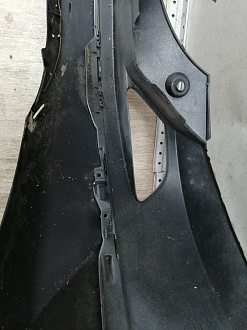 AA044902; Бампер задний; без паркт. (52159-0R150) для Toyota Rav4 40 рест. (2015 — 2019)/БУ; Оригинал; Р1, Мелкий дефект; 