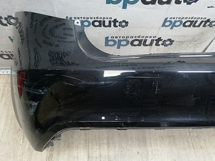 AA046120; Бампер задний; без паркт. (86611-4Y000) для Kia Rio III Sedan (2011- 2015)/БУ; Оригинал; Р1, Мелкий дефект; 