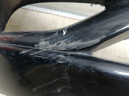 BA000149; Бампер передний; без паркт.; без омыват. (86511-3S000) для Hyundai Sonata VI (YF) (2010-2014)/БУ; Оригинал; Р1, Мелкий дефект; 