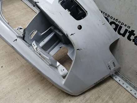 AA045599; Бампер передний; под паркт.; под омыват. (8K0 807 437 AC) для Audi A4 B8/БУ; Оригинал; Р1, Мелкий дефект; 