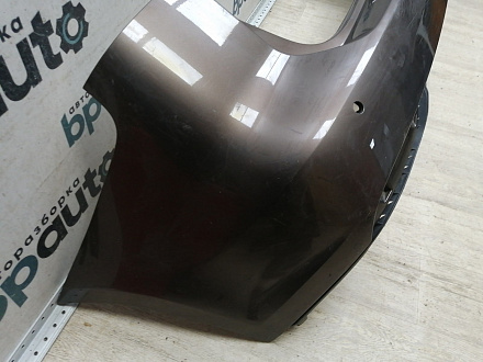 AA046224; Бампер задний; под паркт. (1T0807417K) для Volkswagen Touran II (2010-2015)/БУ; Оригинал; Р1, Мелкий дефект; 