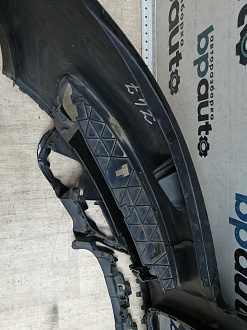 AA045532; Бампер передний; под паркт.; под омыват. (4L0 807 437 H) для Audi Q7 I рест. (2010-2015)/БУ; Оригинал; Р2, Удовлетворительное; 