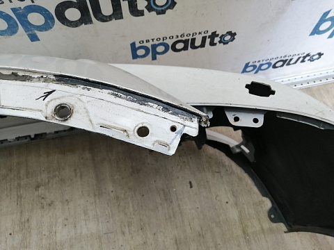 Фотография детали AA044825; Бампер передний; под паркт.; под омыват. (52119-0F090) для Toyota Verso I (2009- 2012)/БУ; Оригинал; Р2, Удовлетворительное; . Фото номер 16