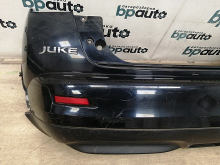 AA039082; Бампер задний; без паркт. (850221KA6H) для Nissan Juke I (2010-2014)/БУ; Оригинал; Р1, Мелкий дефект; 