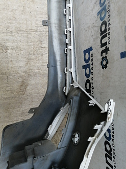 AA045604; Бампер передний; под паркт.; под омыват. (8K0 807 437 AC) для Audi A4 B8/БУ; Оригинал; Р1, Мелкий дефект; 