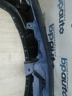 AA046011; Бампер передний; без паркт.; под омыват. (62022-BH10H) для Nissan Note I рест. (2009-2013)/БУ; Оригинал; Р1, Мелкий дефект; 