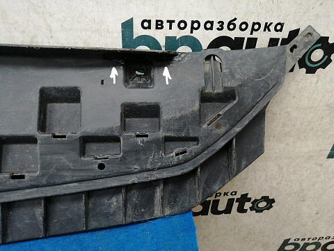 Фотография детали AA034271; Защита переднего бампера (5E0 807 611) для Skoda Octavia/БУ; Оригинал; Р1, Мелкий дефект; . Фото номер 9