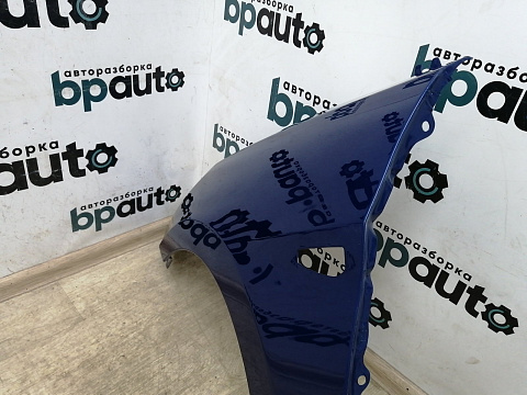 Фотография детали AA014462; Крыло переднее левое, с отв. под поворотник (66311-4L000) для Hyundai/Нов с деф; Неоригинал; Р0, Хорошее; Синий с перл. (WGM). Фото номер 6
