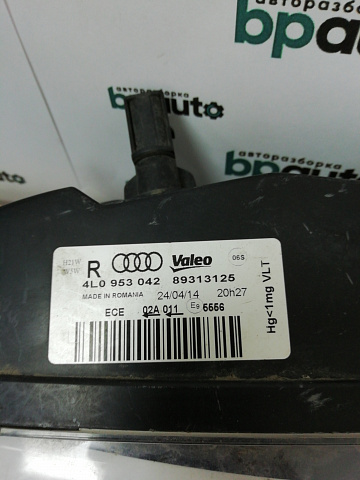 Фотография детали AA001034; Повторитель поворота правый в бампер (4L0 953 042) для Audi Q7 I (2007-2010)/БУ; Оригинал; Р1, Мелкий дефект; . Фото номер 6
