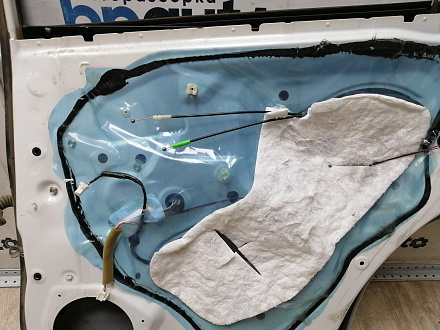 AA045120; Дверь задняя правая, под расширитель, Long (67003-42110) для Toyota Rav4/БУ; Оригинал; Р0, Хорошее; (070) Белый перламутр 3х. сл.