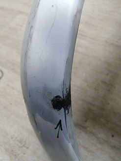 AA046091; Бампер передний; под паркт.; под омыват. (52119-33610) для Lexus ES V рест. (2009- 2012)/БУ; Оригинал; Р1, Мелкий дефект; 