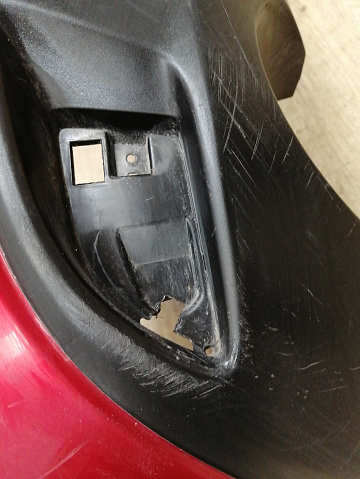 Фотография детали AA040708; Бампер задний; без паркт. (BHN9-50221) для Mazda 3 III (BM) HB (2013-2016)/БУ; Оригинал; Р2, Удовлетворительное; . Фото номер 7