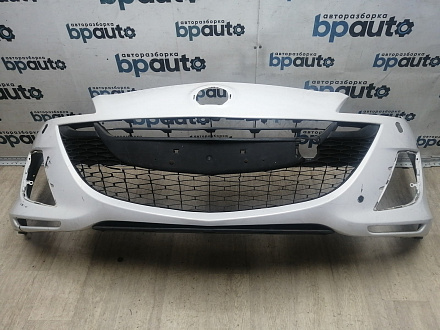 AA045772; Бампер передний; без паркт.; под омыват. (BCW8-50031) для Mazda 3 BL/БУ; Оригинал; Р1, Мелкий дефект; 