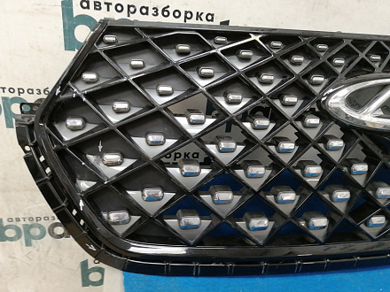 AA038838; Решетка радиатора (602001797AA) для Chery Tiggo 4 Pro (2020-2024)/БУ; Оригинал; Р1, Мелкий дефект; 